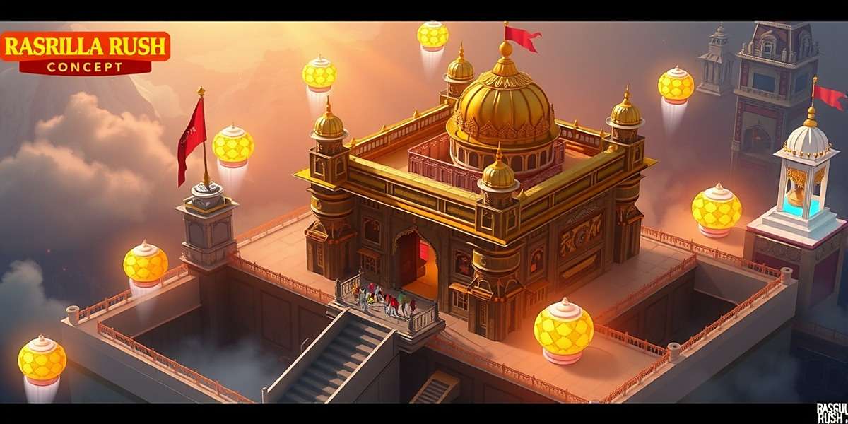 Upcoming Amritsar City in Rasgulla Rush Concept art of upcoming Amritsar level in Rasgulla Rush showing Golden Temple area with sweet delivery missions