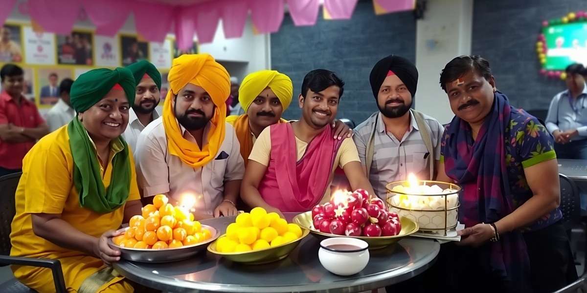 Unity Through Gaming in Rasgulla Rush Rasgulla Rush players from different Indian states celebrating a victory together with various regional sweets